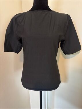 Compression Polymer Heat Trapping Sauna Shirt XL Short Sleeve Back Zipper